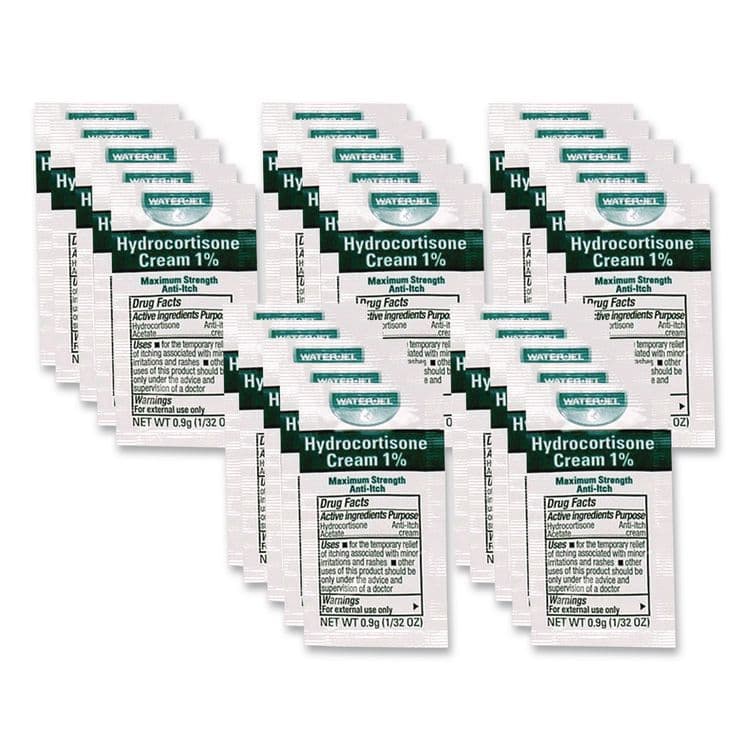 FIRST AID ONLY, . Hydrocortisone Anti-Itch Cream, 0.03 oz Packet, 25/Box (FAOG486) thumbnail 4