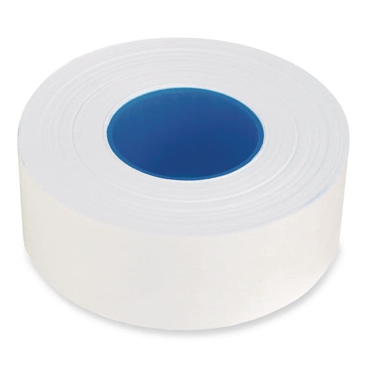 CONSOLIDATED STAMP One-Line Pricemarker Labels, White, 1,200 Labels/Roll, 3 Rolls/Pack (GRV098616) thumbnail 2