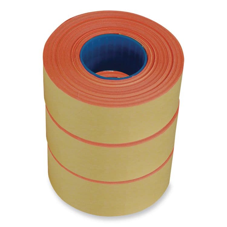 CONSOLIDATED STAMP Two-Line Pricemarker Labels, Red, 1,000 Labels/Roll, 3 Rolls/Pack (GRV098619) thumbnail 4