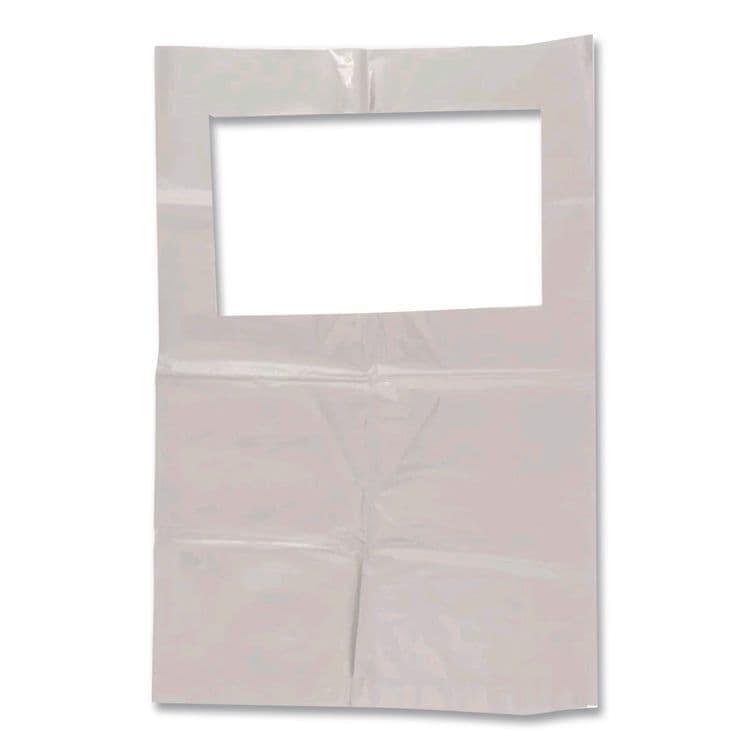 HOSPECO Scensibles Universal Receptable Liner Bags with 7.5" Wrap-Around Mounting Strap, 12.5" x 23", White, 500/Carton (HOSLBSF500HD)