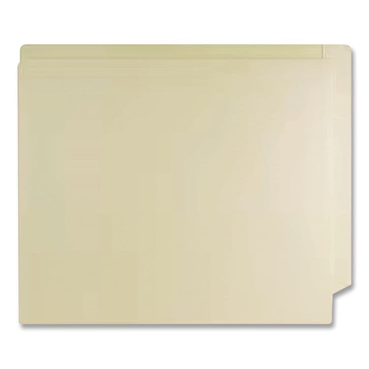 WESTERN STATES ENVELOPE CO End Tab Fastener Folders with Embossed Labeling Lines, Straight Tab, Expands 0.75", 2 Fasteners, Letter Size, Manila, 50/Box (MAQ52385) thumbnail 3