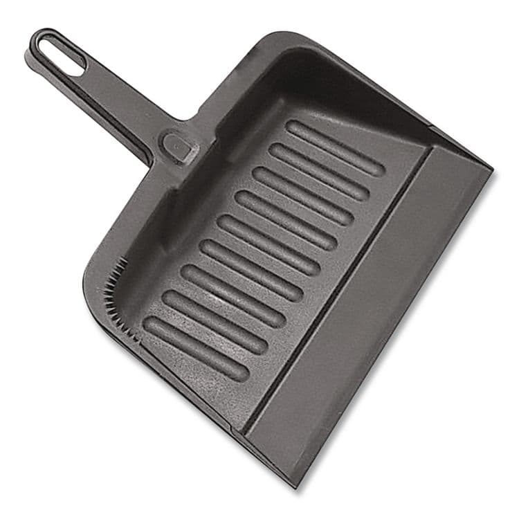 IMPACT PRODUCTS, LLC Heavy-Duty Plastic Dust Pan, 12 x 12 x 4, Black (IMP700EA)