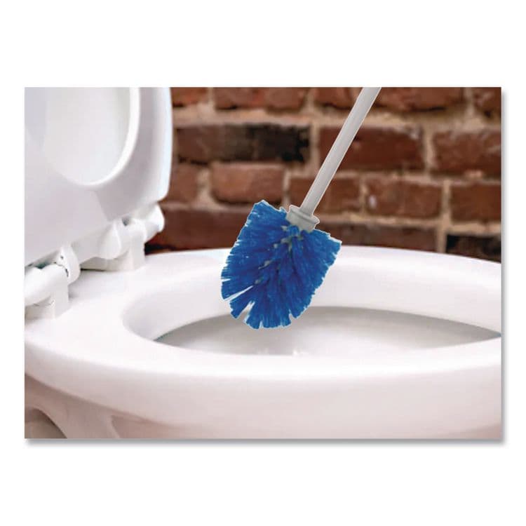 IMPACT PRODUCTS, LLC Toilet Bowl Brush and Caddy, Blue/Gray (IMPT000200) thumbnail 3