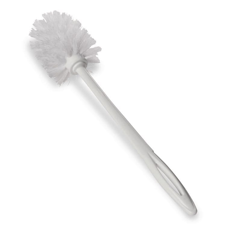 RUBBERMAID COMMERCIAL PROD. Commercial-Grade Toilet Bowl Brush, 10" Handle, White (RCP631000WE) thumbnail 2