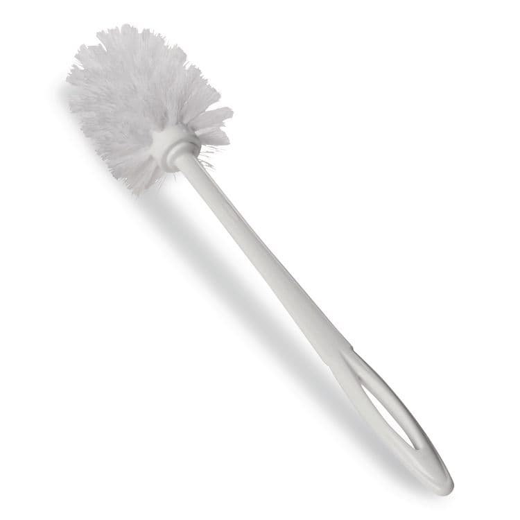 RUBBERMAID COMMERCIAL PROD. Commercial-Grade Toilet Bowl Brush, 10" Handle, White, 24/Carton (RCP631000WECT) thumbnail 2