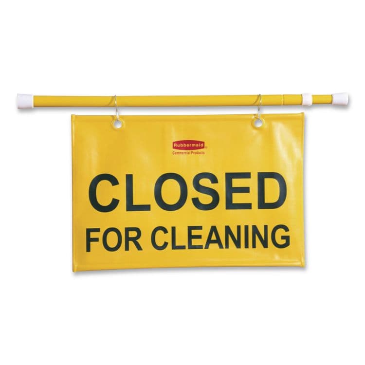 RUBBERMAID COMMERCIAL PROD. Site Safety Hanging Sign, 50 x 1 x 13, Yellow (RCP9S15YEL)