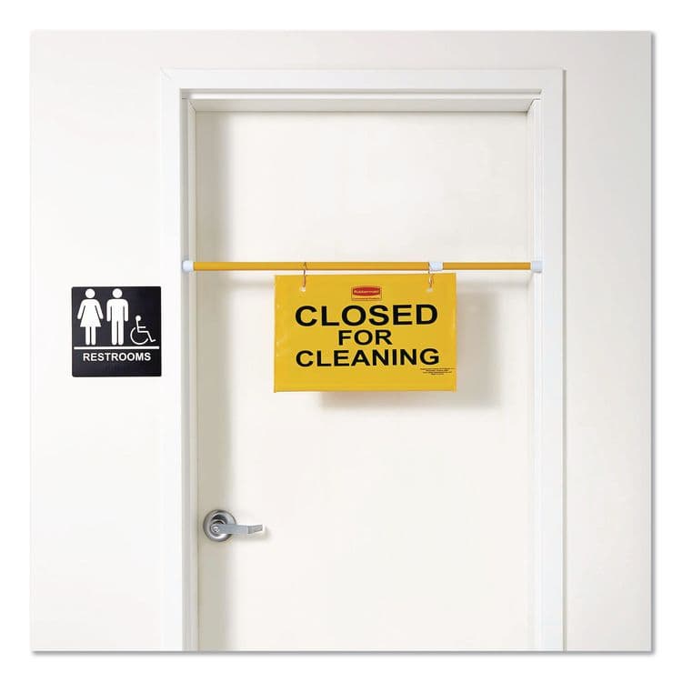 RUBBERMAID COMMERCIAL PROD. Site Safety Hanging Sign, 50 x 1 x 13, Yellow (RCP9S15YEL) thumbnail 4