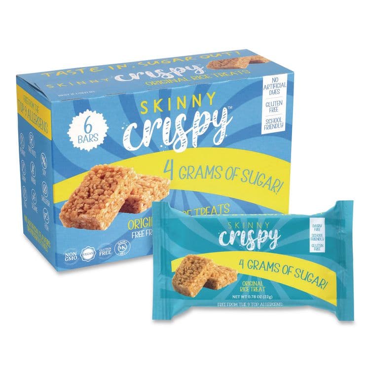 MELVILLE CANDY COMPANY Crispy Treat, Vanilla, 0.78 oz Bars, 5 Bars/Pack, 3 Packs/Carton (GRR60004176) thumbnail 3