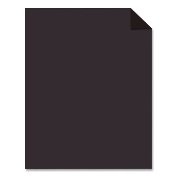 NEENAH PAPER Creative Collection Premium Cardstock, 65 lb Cover Weight, 8.5 x 11, Black, 50/Pack (NEE91333) thumbnail 2