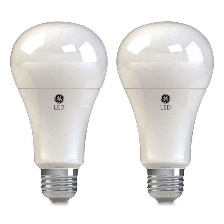GENERAL ELECTRIC CO. LED Dimmable A21 Light Bulb, 12 W, Daylight, 2/Pack (GEL66117) thumbnail 2