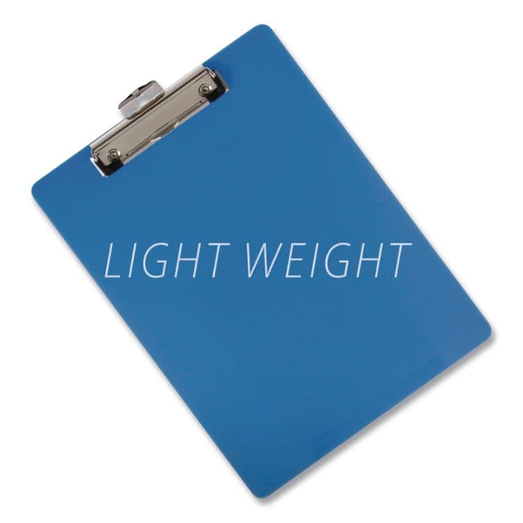 OFFICEMATE INTERNATIONAL CORP. Recycled Plastic Clipboard, Holds 8.5 x 11 Sheets, Blue (OIC83048) thumbnail 4