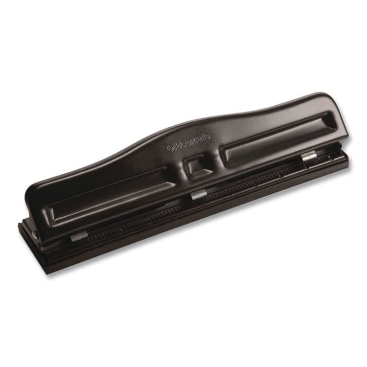 OFFICEMATE INTERNATIONAL CORP. 11-Sheet Fully Adjustable Two-Three-Hole Punch, 9/32" Holes, Black (OIC90095) thumbnail 2