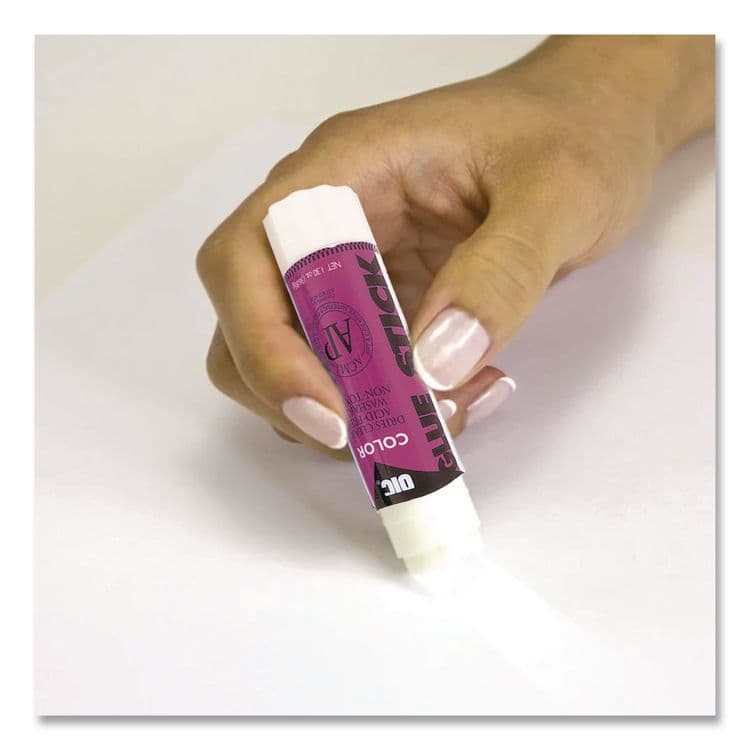 OFFICEMATE INTERNATIONAL CORP. Glue Stick,1.3 oz, Applies Purple, Dries Clear (OIC385417) thumbnail 3