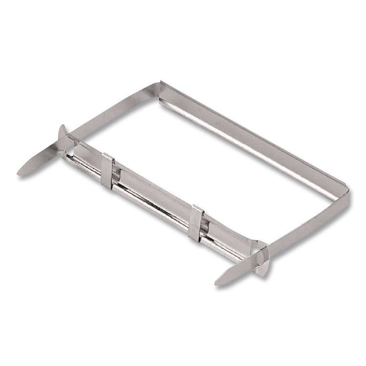 OFFICEMATE INTERNATIONAL CORP. Two-Prong File Fastener Sets, 2" Capacity, 2.75" Center to Center, Silver, 50/Box (OIC609114) thumbnail 4
