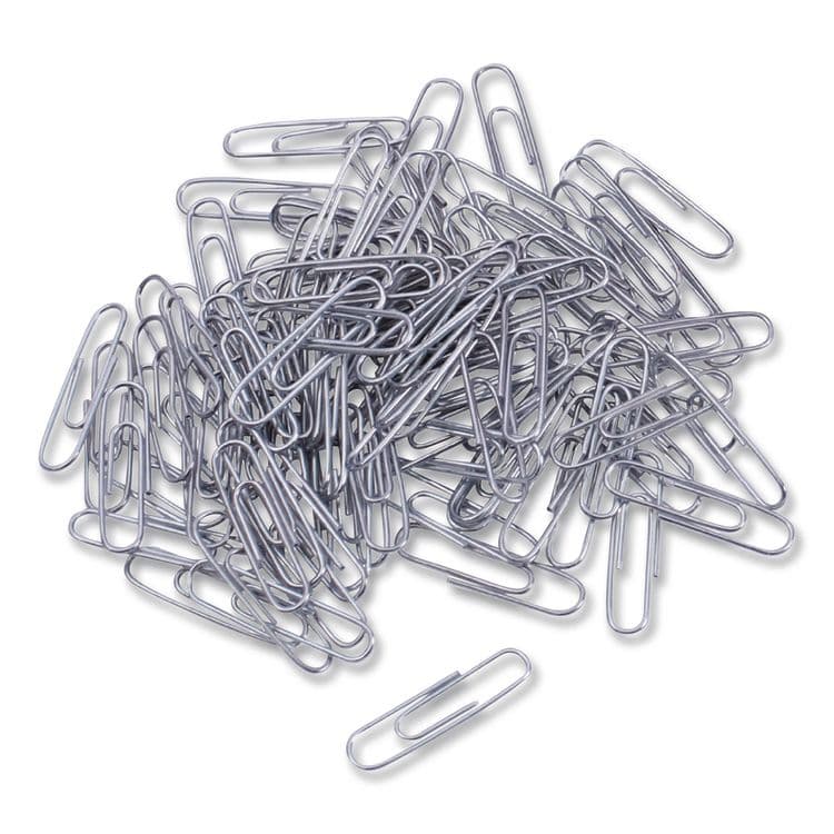OFFICEMATE INTERNATIONAL CORP. Premium Jumbo Paper Clips, Jumbo, Smooth, Silver, 100/Box, 10 Boxes/Pack (OIC816206) thumbnail 4