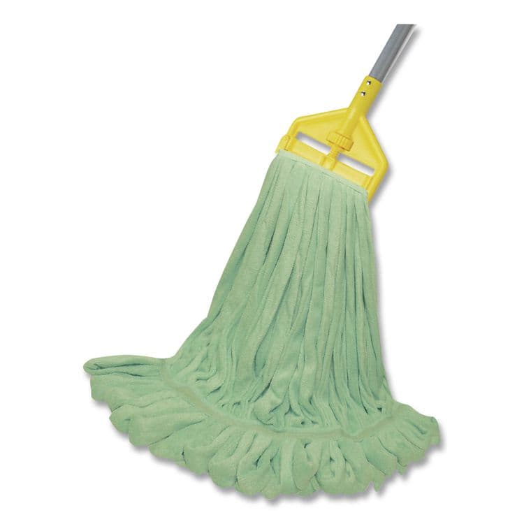 THE ODELL CORPORATION EchoFiber Microfiber Loop Mop, Large, Split Microfiber, 16 x 16, 1.5" Headband, Green, 12/Carton (ODCMWTLGNB) thumbnail 3