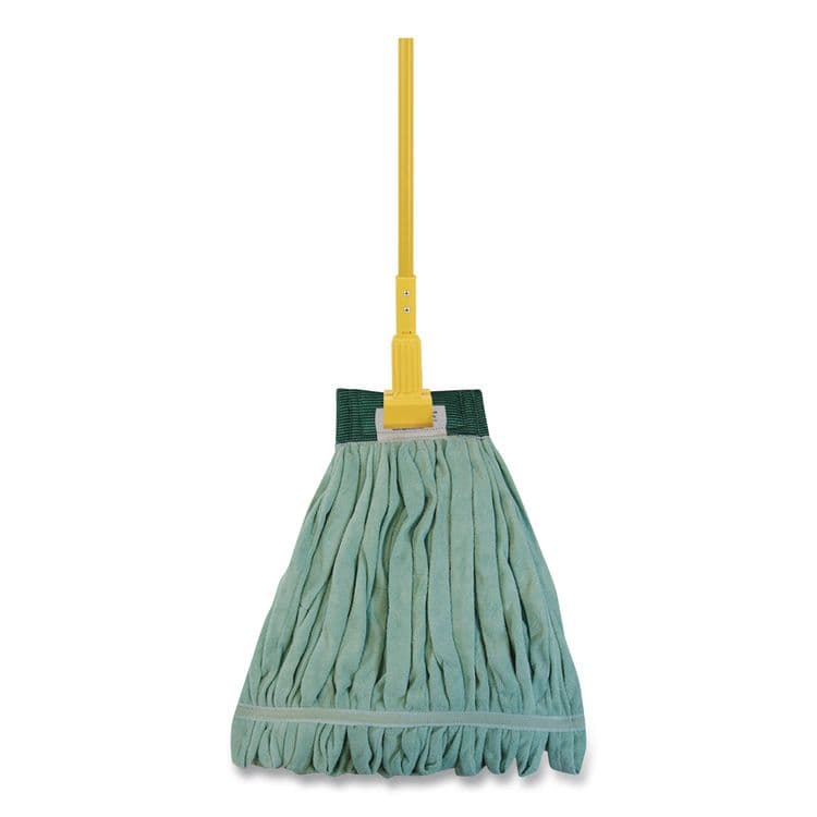THE ODELL CORPORATION EchoFiber Microfiber Loop Mop, Medium, Split Microfiber, Green, 5" Green Headband (ODCMWTMG) thumbnail 3