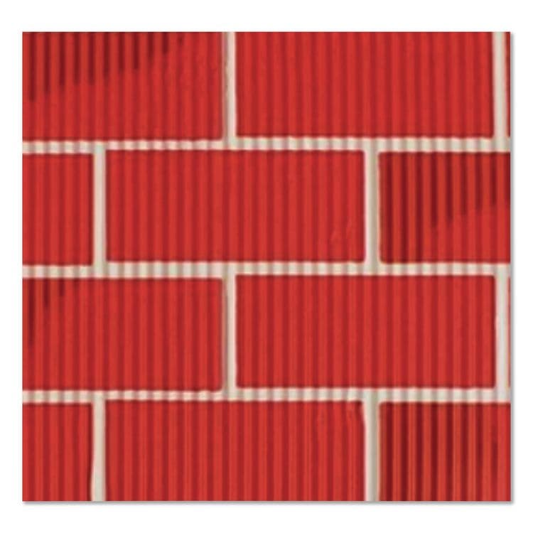 PACON CORPORATION Corobuff Corrugated Paper Roll, 48" x 25 ft, Holiday Brick (PAC0012511) thumbnail 4