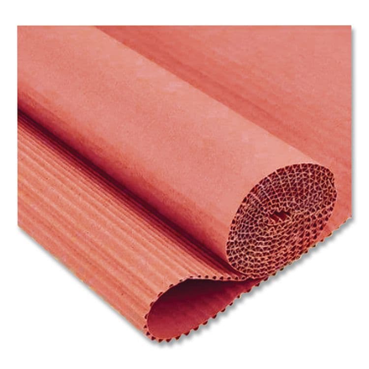 PACON CORPORATION Corobuff Corrugated Paper Roll, 48" x 25 ft, Flame Red (PAC0011031) thumbnail 4