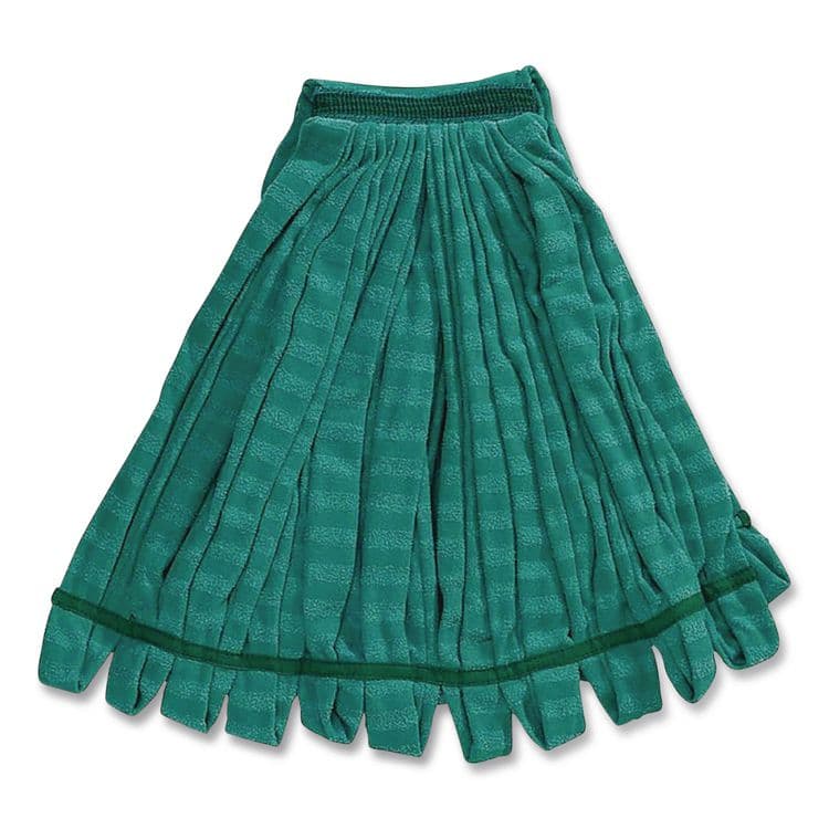 RUBBERMAID COMMERCIAL PROD. Microfiber Tube Wet Mop, Microfiber/Polyester, Medium, Green (RCPFGT85206GR00) thumbnail 2