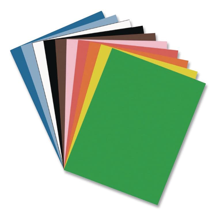 PACON CORPORATION Tru-Ray Construction Paper, 9 x 12, Assorted Colors, 50 Sheets/Pad (PACP1000046) thumbnail 4