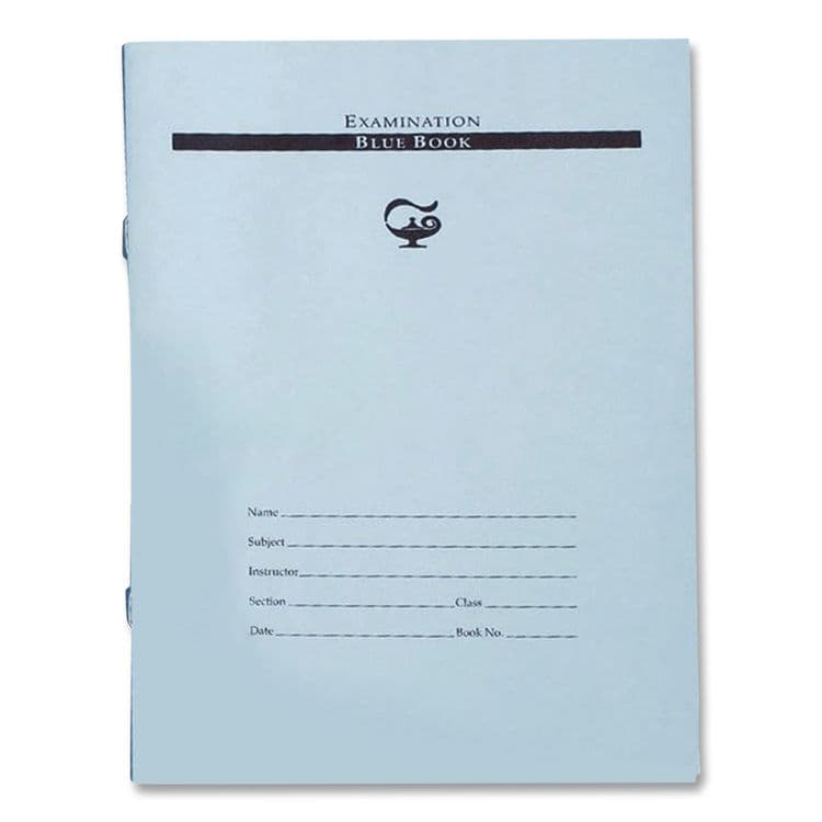 PACON CORPORATION Examination Bluebook, Wide/Legal Rule, Blue Cover, (10) 8.5 x 7 Sheets (PACBB788) thumbnail 3