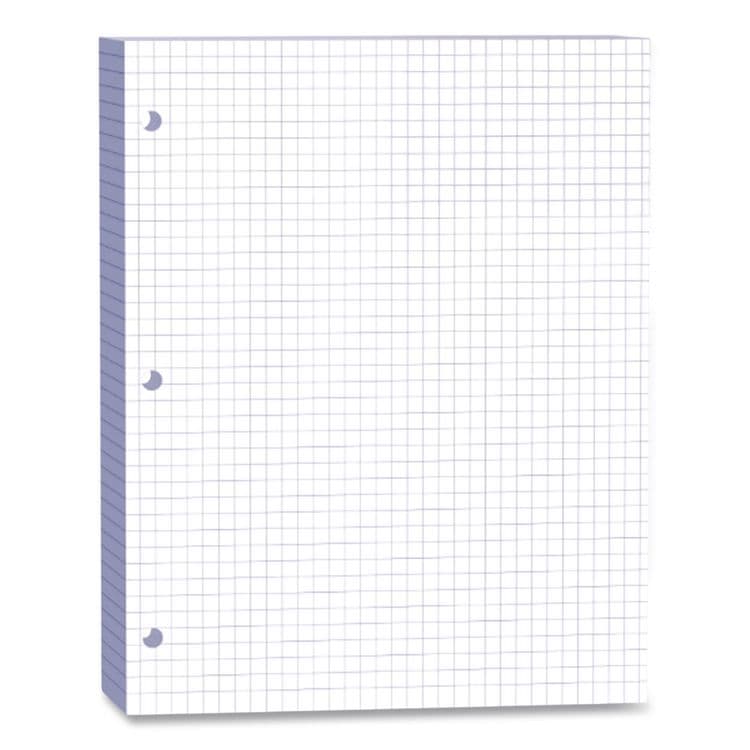 PACON CORPORATION Composition Paper, 3-Hole, 8.5 x 11, 1/4", Quadrille: 4 sq/in, 500 Sheets/Ream (PAC2414) thumbnail 3