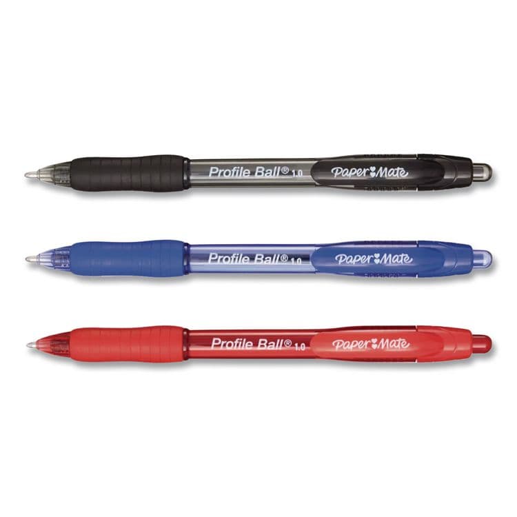 SANFORD Profile Gel Pen, Retractable, Medium 0.7 mm, Assorted Ink and Barrel Colors, 8/Pack (PAP2097006) thumbnail 2