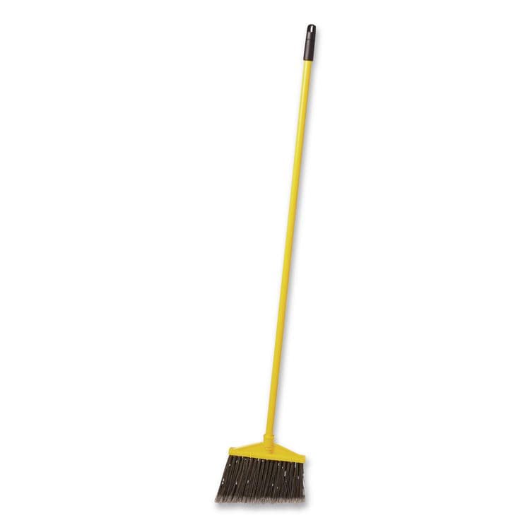 RUBBERMAID COMMERCIAL PROD. 7920014588208, Angled Large Broom, 46.78" Handle, Gray/Yellow (RCP637500GY)