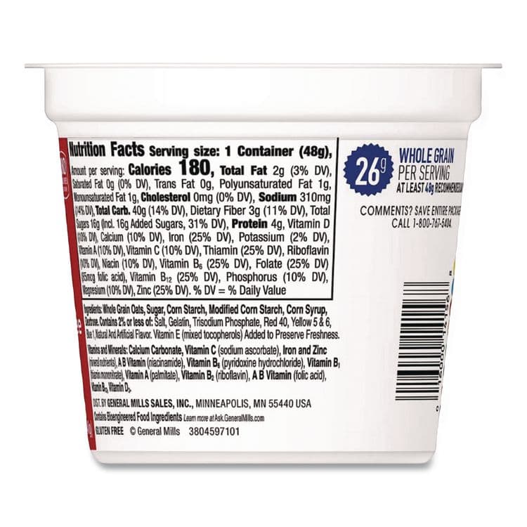 GENERAL MILLS Lucky Charms Cereal, Single-Serve 1.73 oz Cup, 6/Box (AVTSN13899) thumbnail 3