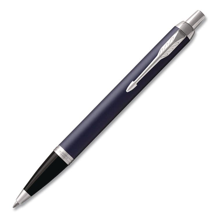 SANFORD IM Ballpoint Pen, Retractable, Medium 0.7 mm, Blue Ink, Black/Chrome Barrel (PAR1975554) thumbnail 2