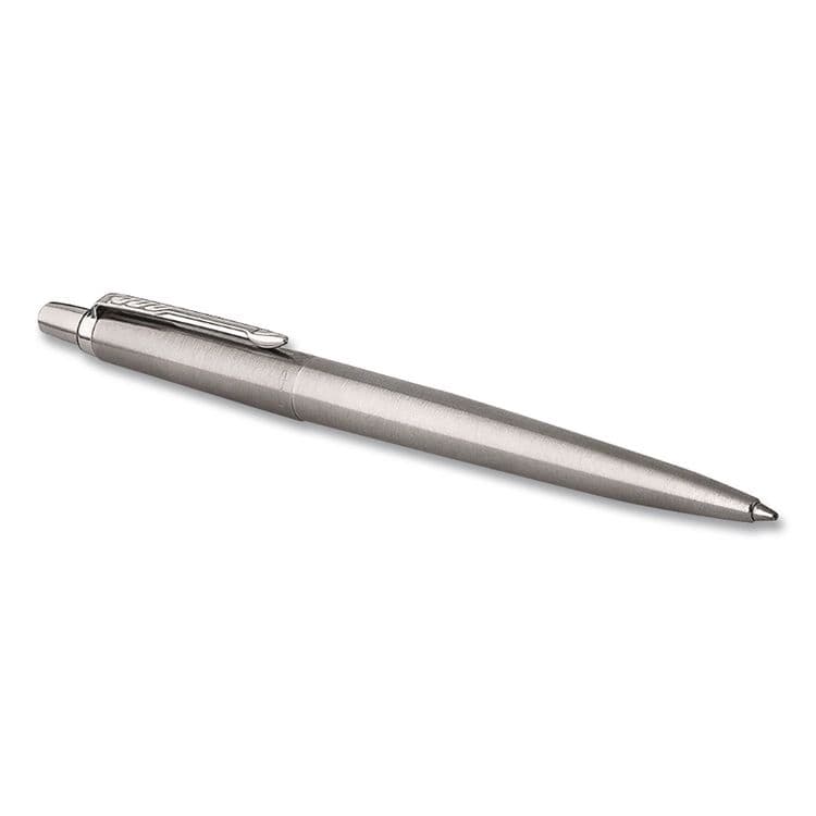SANFORD Jotter Gel Pen, Retractable, Medium 0.7mm, Black Ink, Stainless Steel Barrel (PAR2020671) thumbnail 3