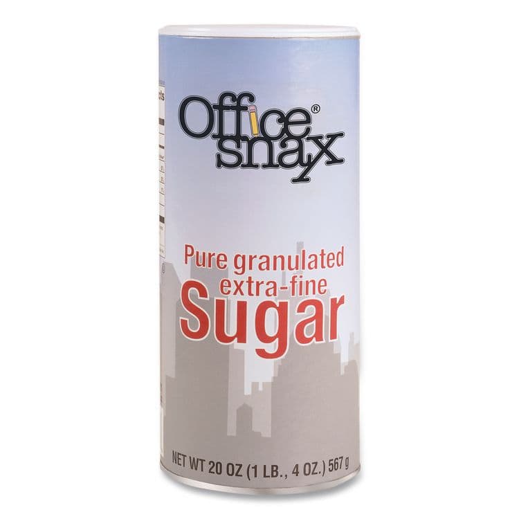 OFFICE SNAX, . Sugar Canister, 20 oz Reclosable Canister (OFX00019)