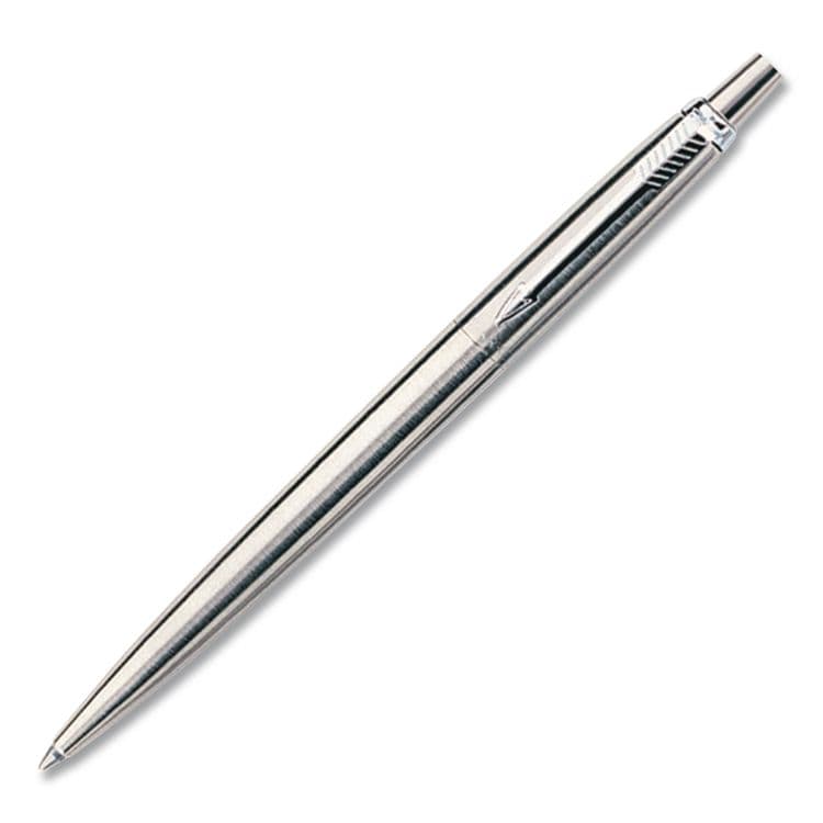 SANFORD Jotter Rollerball Pen, Retractable, Medium 0.7 mm, Black Ink, Stainless Steel Barrel (PAR2020672) thumbnail 3