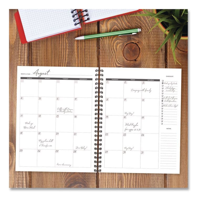 WILLOW CREEK PRESS Budget Monthly Planner, 11 x 8.5, Black Cover, 12-Month, Undated (WPR40324) thumbnail 3