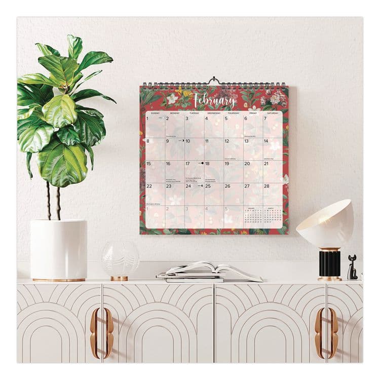 WILLOW CREEK PRESS Botanical Nature 2026 Spiral Wall Calendar, Botanic Artwork, 12 x 12, Multicolor Sheets, 12-Month (Jan to Dec): 2026 (WPR54727) thumbnail 2