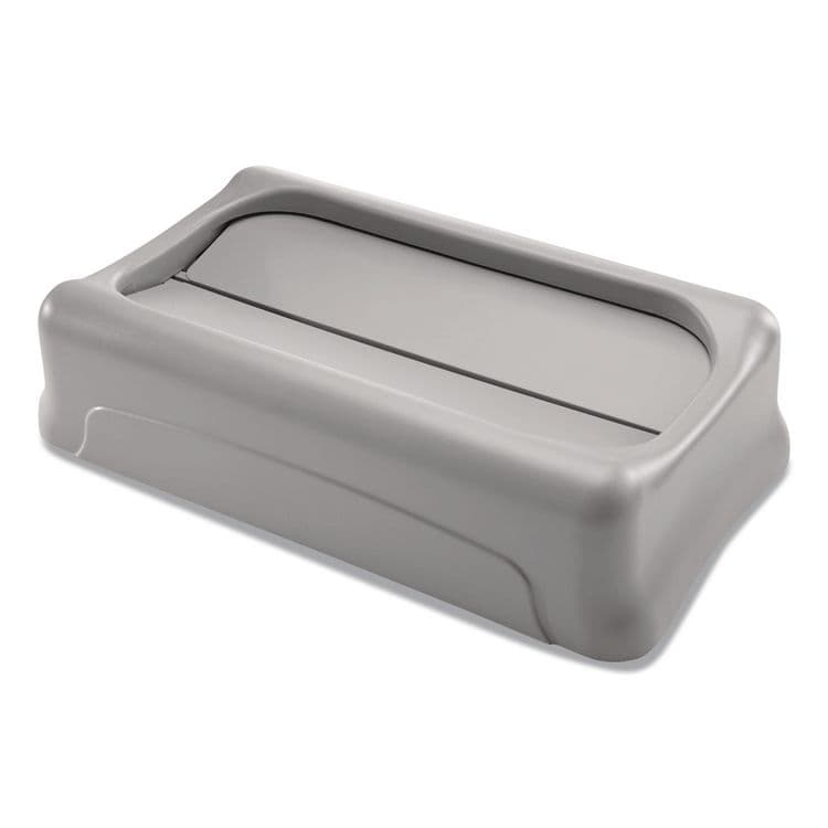 RUBBERMAID COMMERCIAL PROD. Swing Lid for Slim Jim Waste Container, Gray (RCP267360GY)