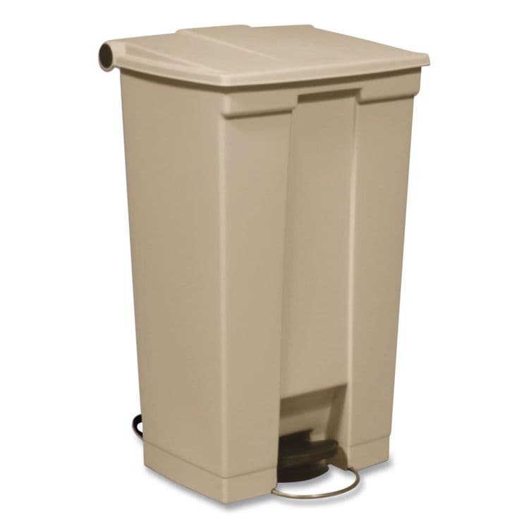 RUBBERMAID COMMERCIAL PROD. Legacy Step-On Receptacle, 23 gal, Polyethylene, Beige (RCP614600BG)