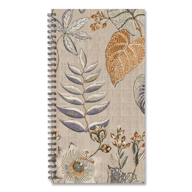 WILLOW CREEK PRESS Organic Tapestry Small Weekly/Monthly Spiral Planner, 6.5 x 3.5, Multicolor Cover, 12-Month (Jan to Dec): 2026 (WPR57353)