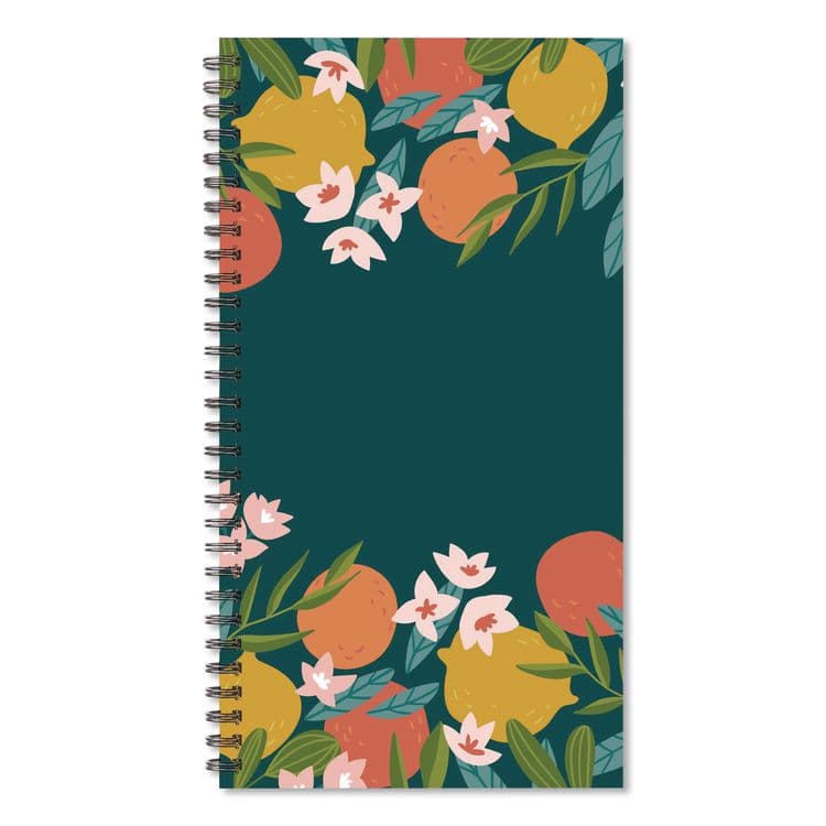 WILLOW CREEK PRESS Citrus Softcover Weekly/Monthly Spiral Planner, Floral, 6.5 x 3.5, Multicolor Cover, 12-Month (Jan to Dec}: 2026 (WPR57339)