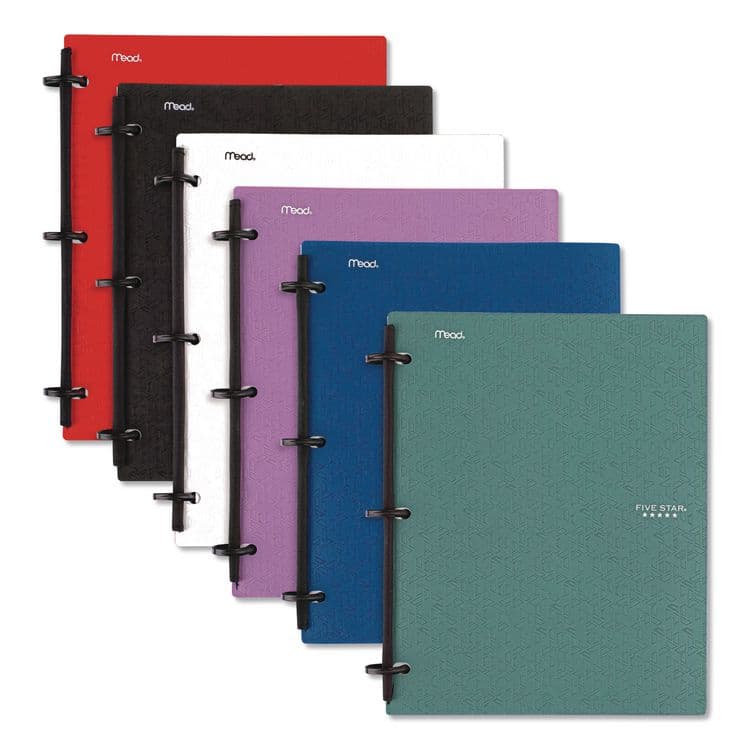 MEAD PRODUCTS FLEX Notebinder, 1" TechLock Rings, 3-Subject, Medium/College Rule, Randomly Assorted Cover Colors, (120) 11 x 8.5 Sheets (ACC08126) thumbnail 2