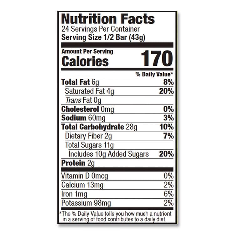 BOBO'S Oatmeal Bars, Peach, 3 oz Individually Wrapped, 12/Box (BBO00058) thumbnail 3