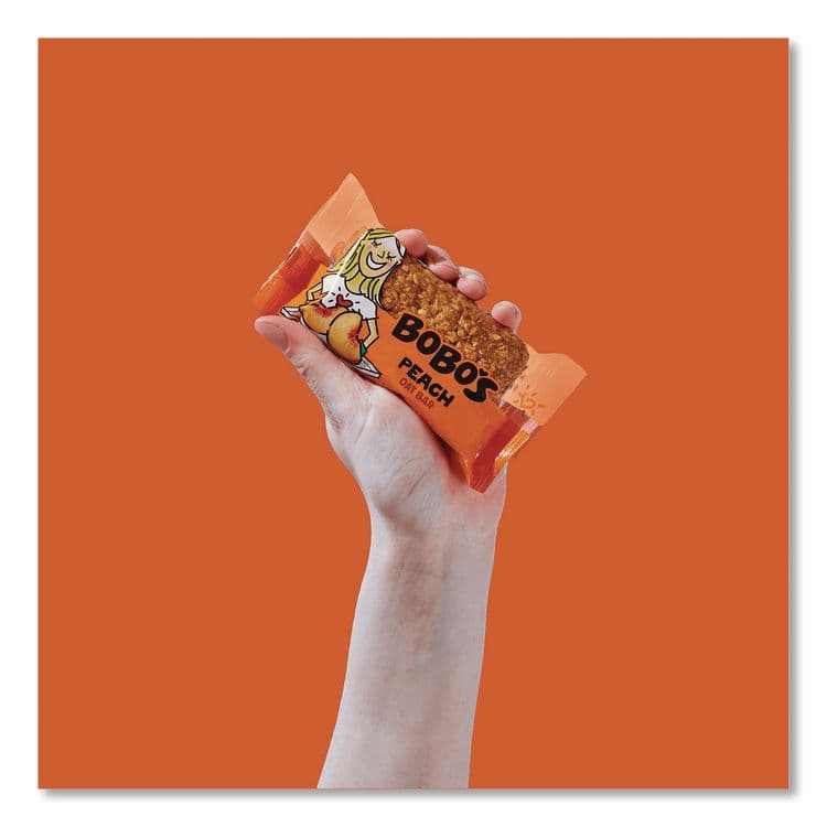 BOBO'S Oatmeal Bars, Peach, 3 oz Individually Wrapped, 12/Box (BBO00058) thumbnail 4