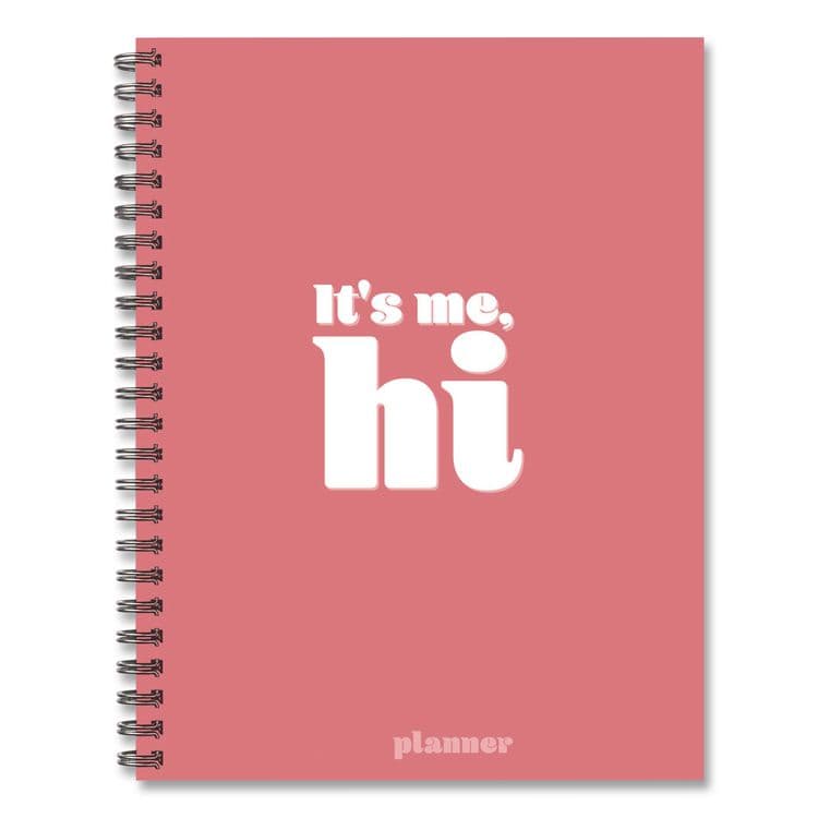 WILLOW CREEK PRESS It's Me Weekly/Monthly Planner, Song Lyrics, 8.5 x 6.5, Pink Cover, 12-Month (Jan to Dec): 2026 (WPR58435)