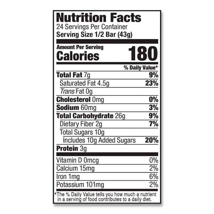 BOBO'S Oatmeal Bars, Peanut Butter Chocolate Chip, 3 oz Individually Wrapped, 12/Box (BBO00172) thumbnail 3