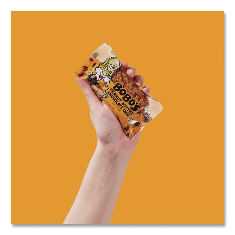 BOBO'S Oatmeal Bars, Peanut Butter Chocolate Chip, 3 oz Individually Wrapped, 12/Box (BBO00172) thumbnail 4