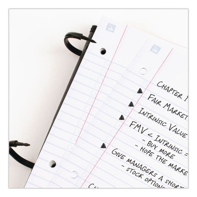 MEAD PRODUCTS FLEX Notebinder, 1/2" TechLock Rings, 1-Subject, Medium/College Rule, Randomly Assorted Cover Colors, (80) 11 x 8.5 Sheets (ACC08120) thumbnail 4