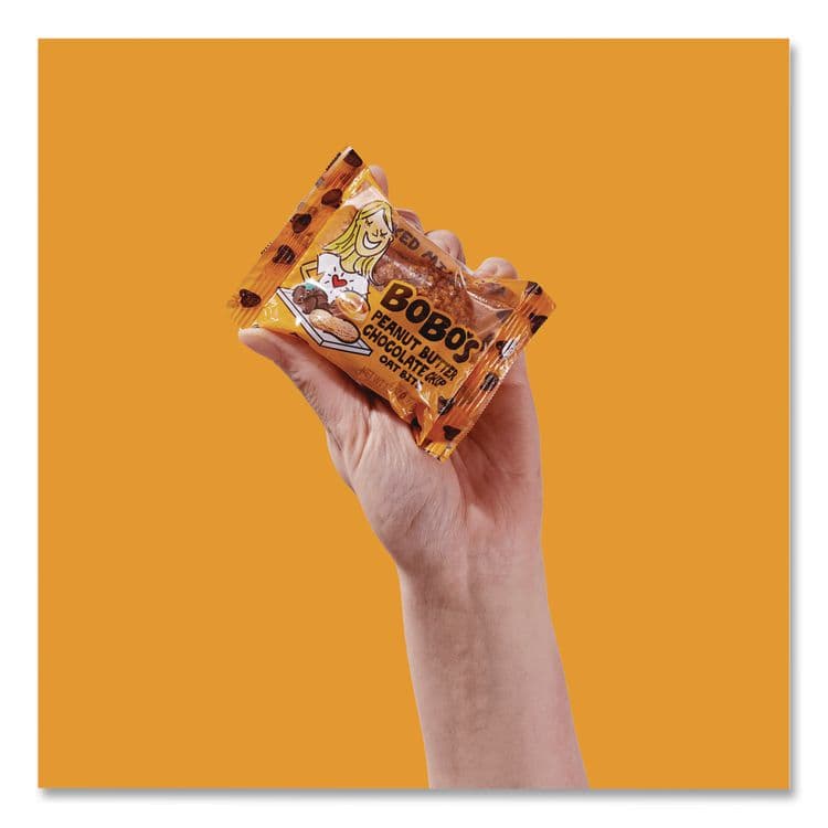 BOBO'S Oatmeal Bites, Peanut Butter Chocolate Chip, 1.3 oz Individually Wrapped, 25/Box (BBO00213) thumbnail 4