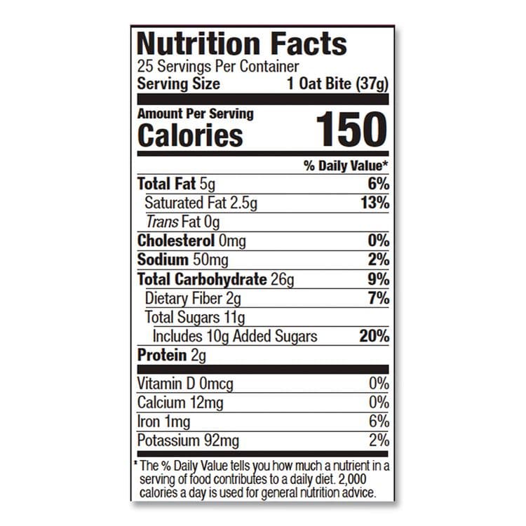 BOBO'S Stuff'd Oatmeal Bites, Peanut Butter and Jelly, 1.3 oz Individually Wrapped, 25/Box (BBO00216) thumbnail 3