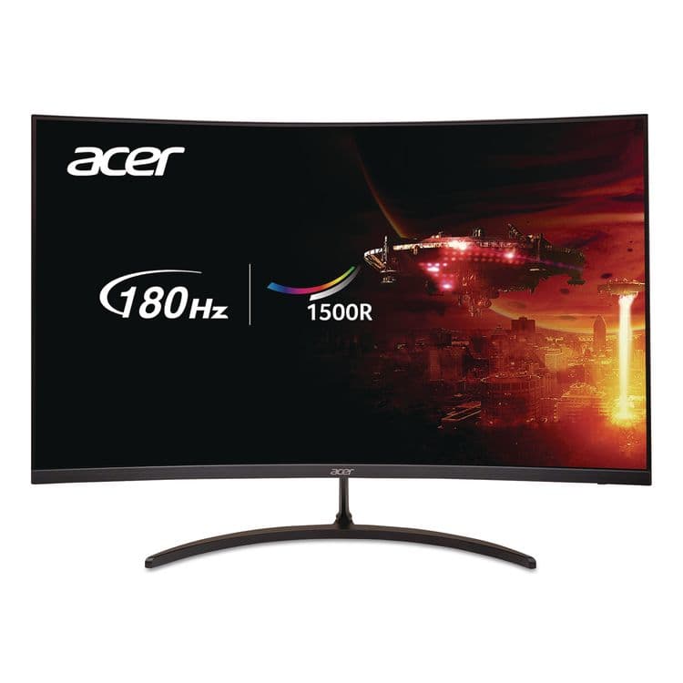 ACER AMERICA Nitro EDS320Q Curved FHD LCD Gaming Monitor, 31.5" Widescreen, VA Panel, 1920 Pixels x 1080 Pixels (ACOEDS320QS3BII)